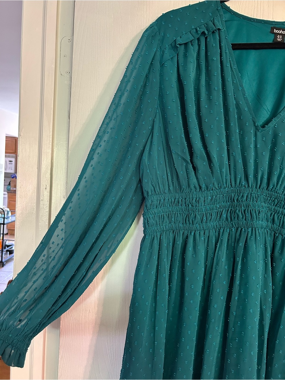 Boohoo Teal Dress - Picture 3 of 3